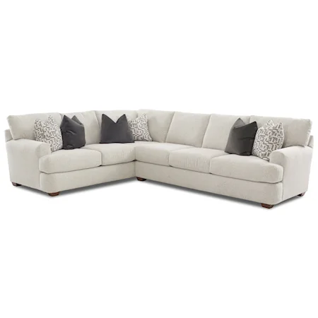 2 Pc Sectional Sofa w/ LAF Corner Sofa